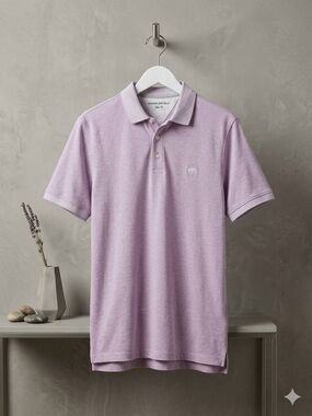 Banana Republic Men’s Lilac Polo Shirt